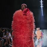 Vestido rojo de Marc Jacobs primavera 2019 en la New York Fashion Week