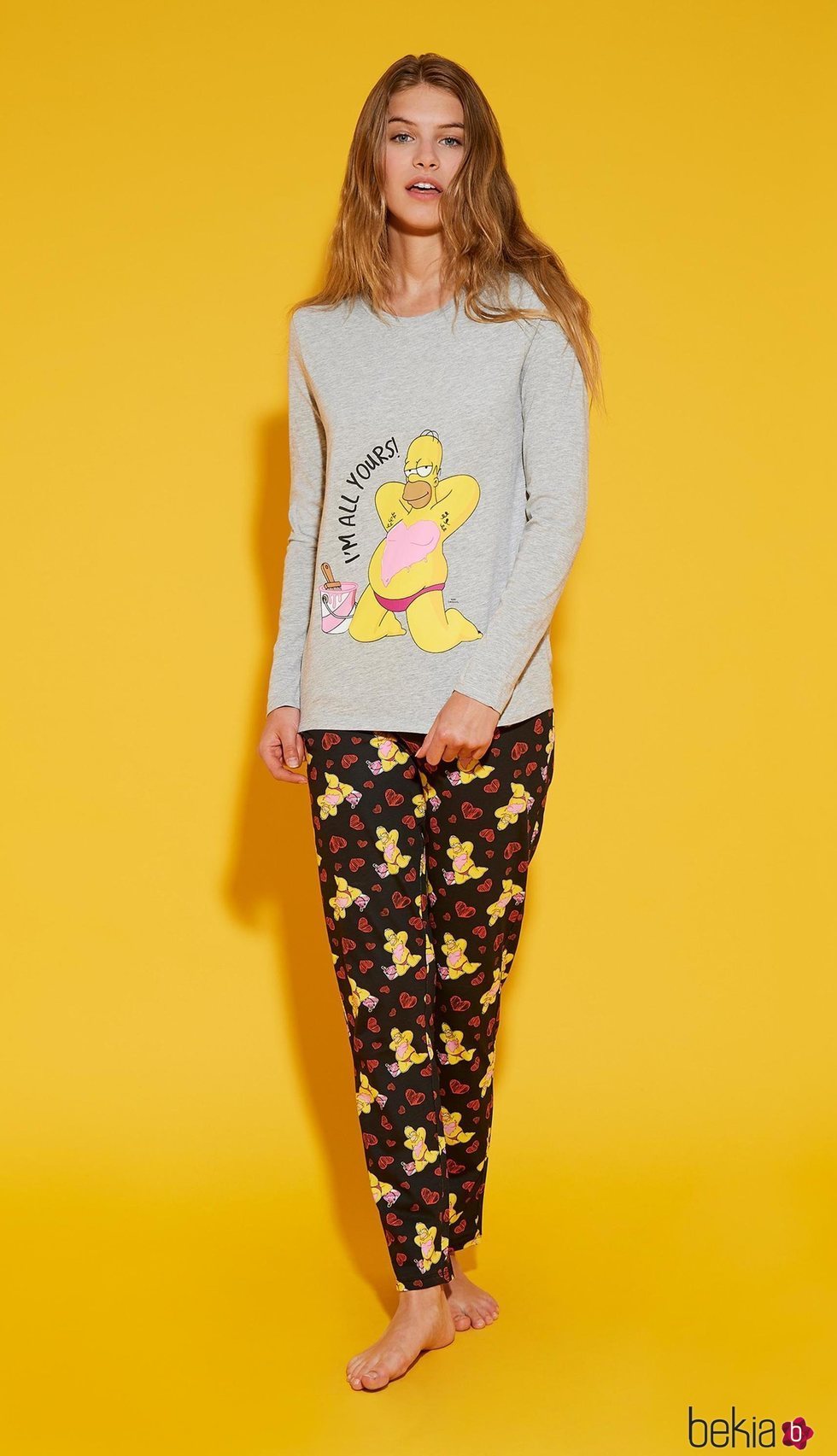 Pijama de la colección de 'Los Simpson' de Tezenis