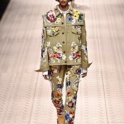 Total look floral de Dolce&Gabbana primavera/verano 2019 en la Milán Fashion Week
