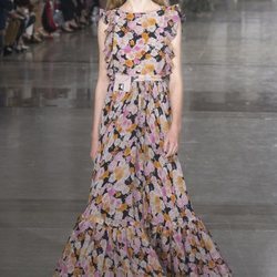 Vestido de flores de Giambattista Valli primavera/verano 2019 en la Paris Fashion Week