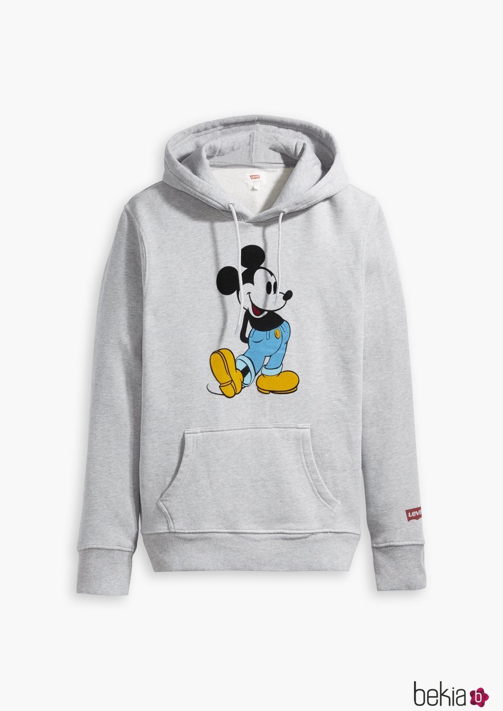 Sudadera gris de la nueva colección Levi's x Mickey Mouse