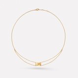 Collar dorado de la colección Coco Crush de Chanel con Keira Knightley 2018