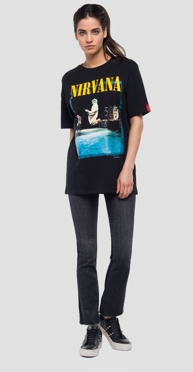 Camiseta oversize de Nirvana de la colección cápsula de Replay 2018