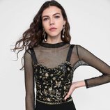 Top de rejilla de la colección otoño/invierno 2018/2019 de Zara
