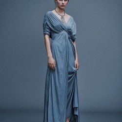 Vestido azul para la colección primavera 2019 de Lanvin