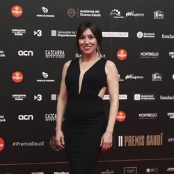 Lola Dueñas con vestido largo negro en los Premios Gaudí 2019