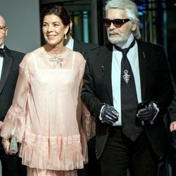 Karl Lagerfeld y la Princesa Carolina de Mónaco