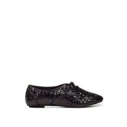 Zapato negro glitter de Zara