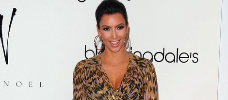 Kim Kardashian con un look de leopardesa