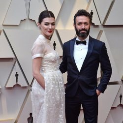 Marta Nieto con un vestido de novia de Delpozo en a alfombra roja de los Premios Oscar 2019