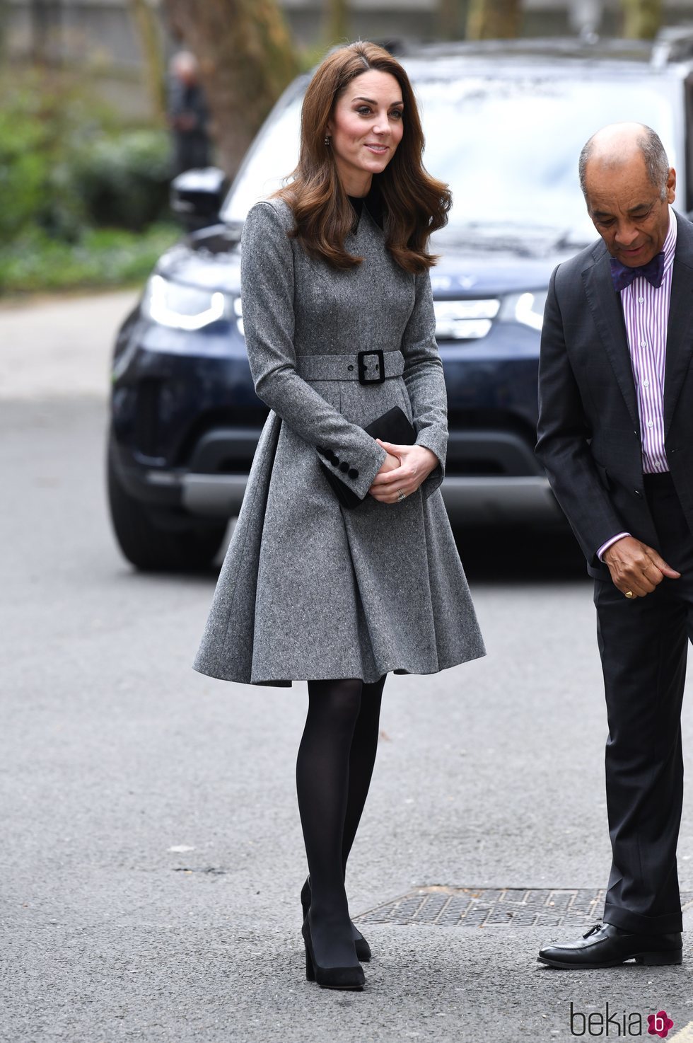 La Duquesa de Cambridge con un abrigo vestido