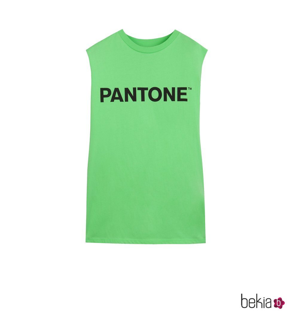 Camiseta de tirantes de chico colección Pantone by Bershka