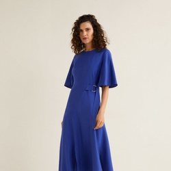 Vestido azul klein de la colección primavera 2019 de Mango