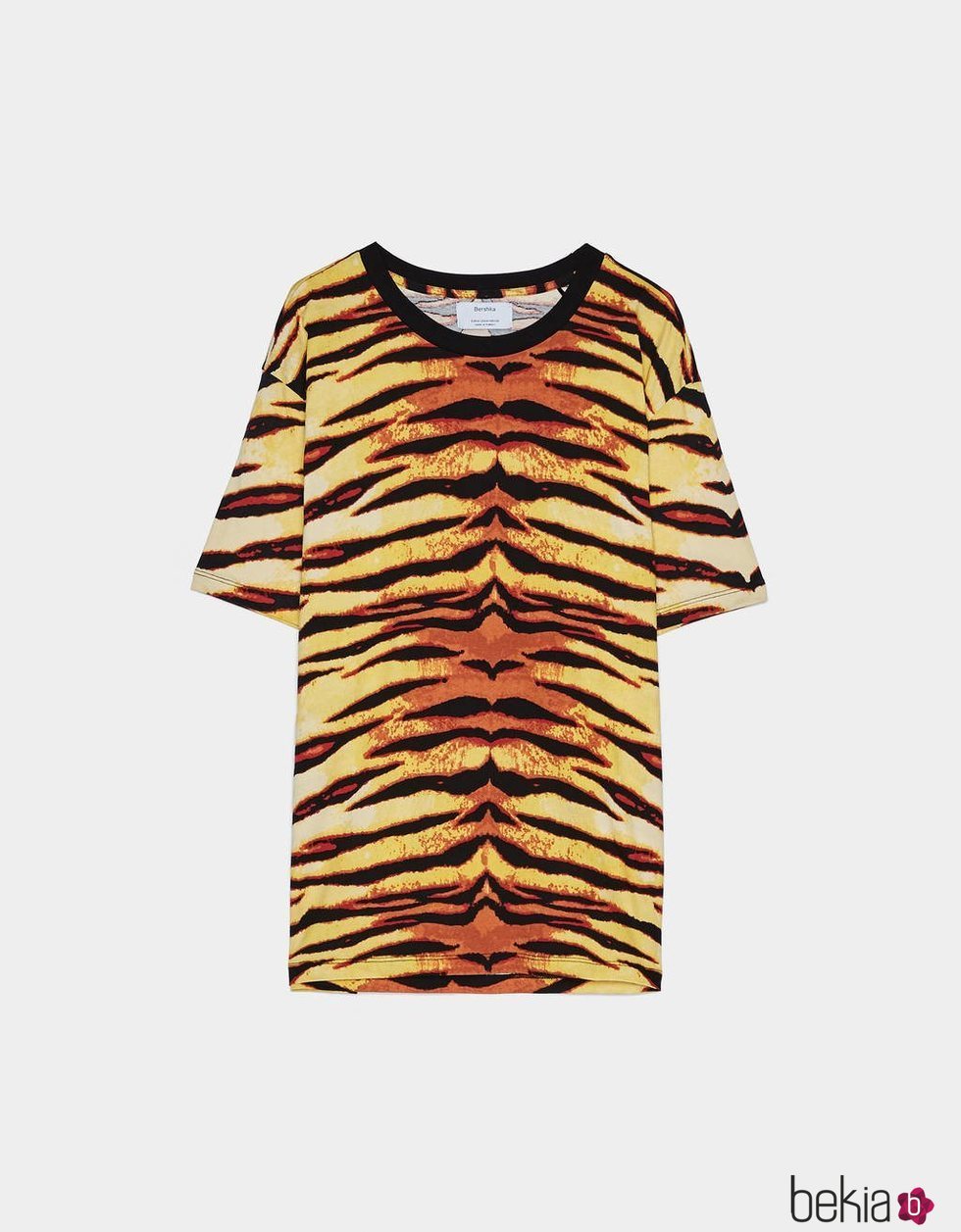 Camiseta estampado animal tigre Bershka