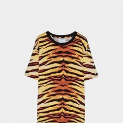 Camiseta estampado animal tigre Bershka