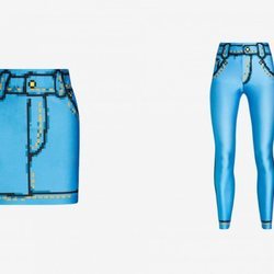 Falda y legging ajustados colección Moschino x The Sims