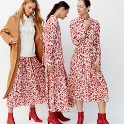 Tres modelos luciendo un vestido de Mango 2019