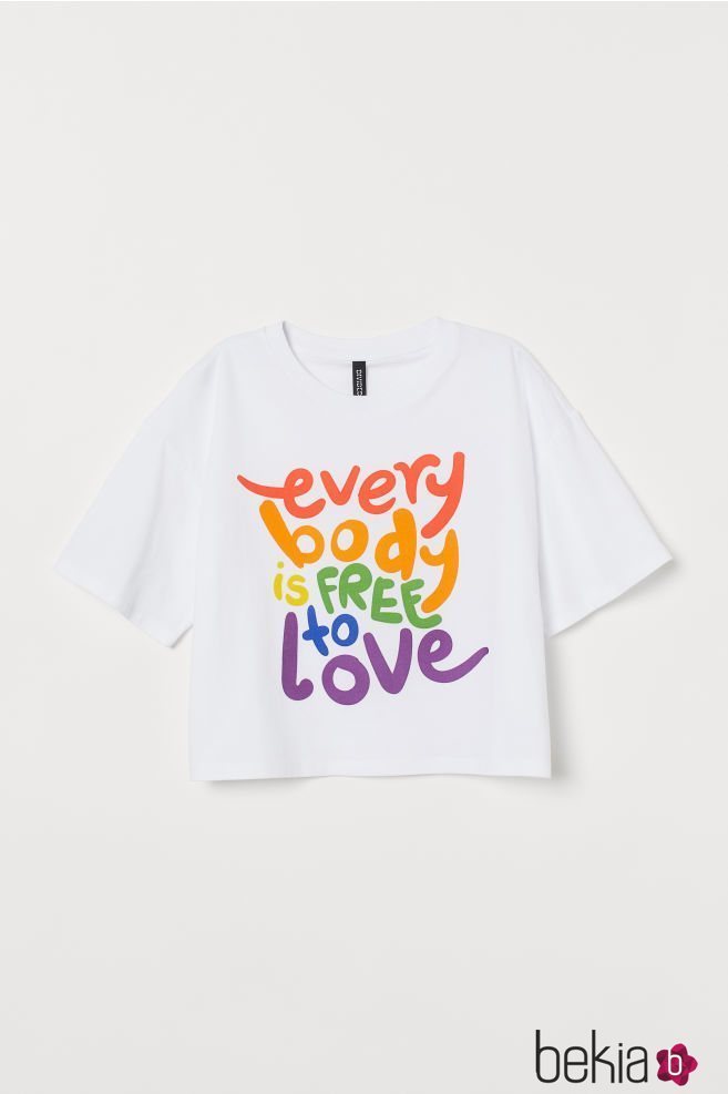 Camiseta de la colección 'Love for All' de H&M