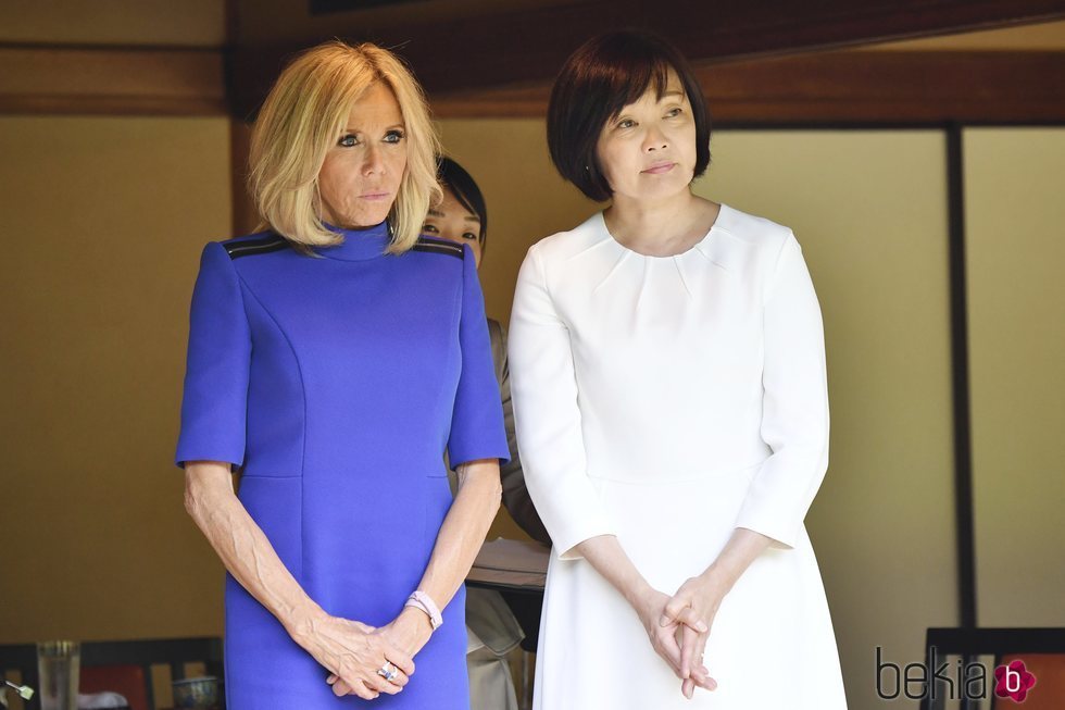 Brigitte Macron en su viaje oficial a Japón