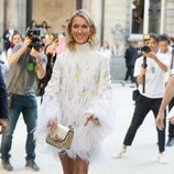 Céline Dion vestida de Valentino en la Semana de Alta Costura de París 2019