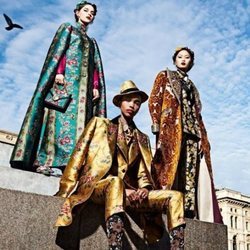 Traje estampado de la colección otoño/invierno 2019 de Dolce&Gabbana