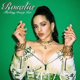 Rosalía en la carátula de su single 'Fucking Money Man' con un traje de Moschino