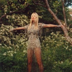 Vestido de pedrería de la colección otoño/invierno 2019 de Alexander McQueen