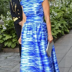 La Princesa Victoria de Suecia con un vestido lleno de color y excesos