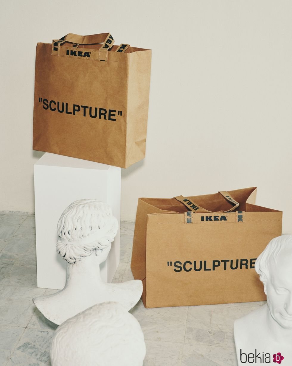 Bolsas 'Sculpture' de la colección 'Markerad' de Ikea y Virgil Abloh
