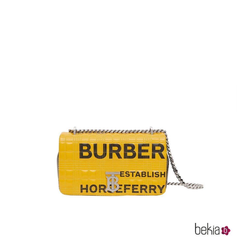 Bolso amarillo 'Lola' con logotipo TB de la nueva colección de Burberry