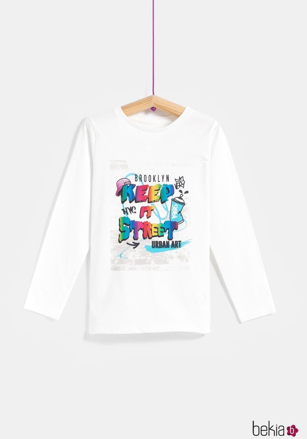 Camiseta niño 'Keep It Street' de la colección 'I-O' de Carrefour y TEX para otoño/invierno 2019
