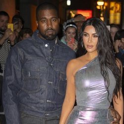 Kim Kardashian y Kanye West en la gala 'Night of Stars' en Nueva York