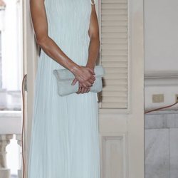 La Reina Letizia con vestido de Nina Ricci en su Viaje Oficial en La Habana