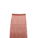 Falda de tiras rosa de la colección Sfera otoño/invierno 2019-2020 Especial Navidad