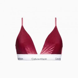 Sujetador de terciopelo de la colección Calvin Klein Underwear 2019-2020 Especial Navidad