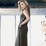 Kate Winslet con un vestido largo de la colección primavera 2012 de St. John