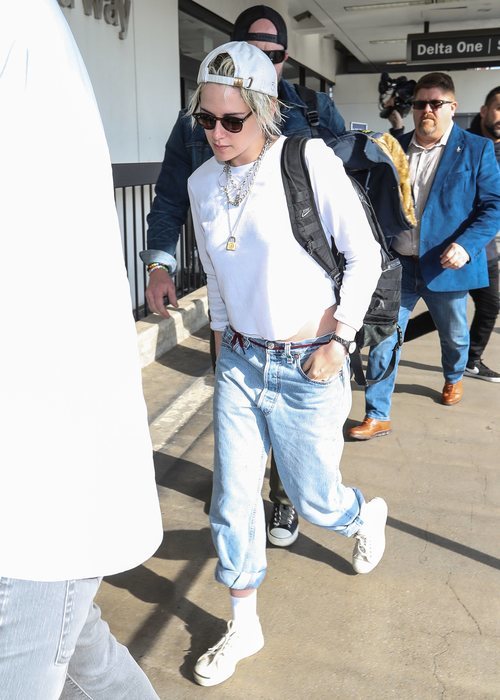 Kristen Stewart con look tomboy en Los Ángeles