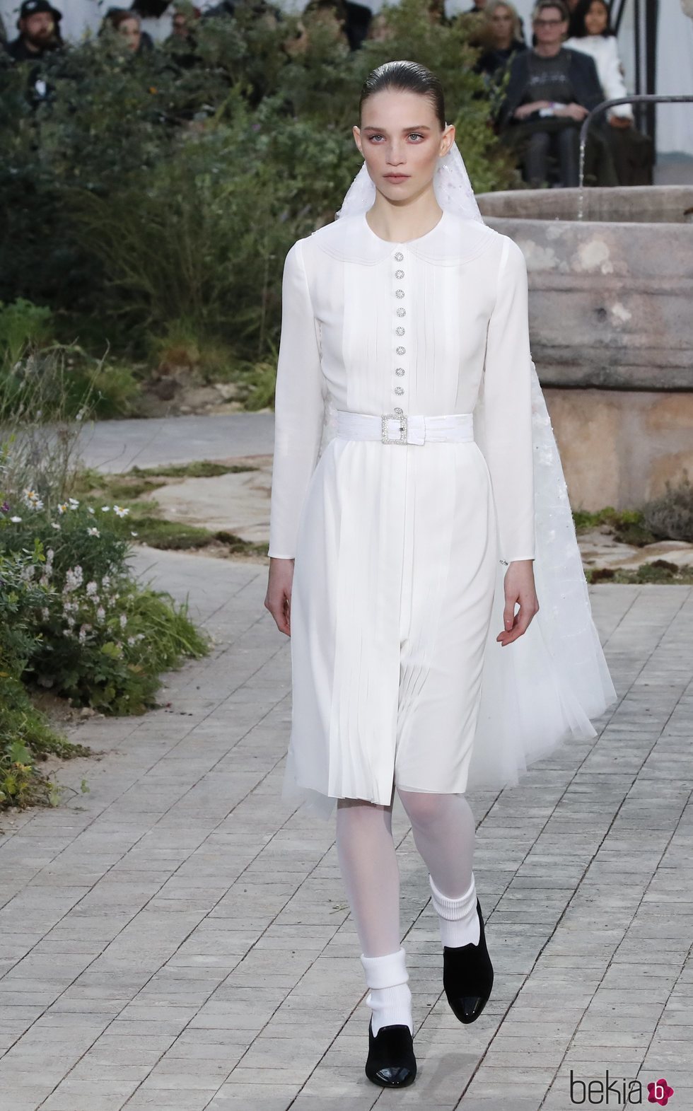 Propuesta de novia de la colección primavera/ verano 2020 de Alta Costura de Chanel