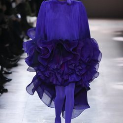 Vestido con volantes del desfile de Alta Costura 2020 de Givenchy