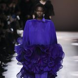 Vestido con volantes del desfile de Alta Costura 2020 de Givenchy