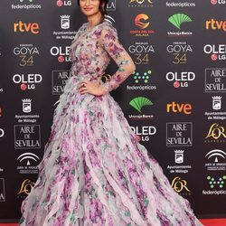 Penélope Cruz con un vestido vaporoso estilo princesa en los Goya 2020