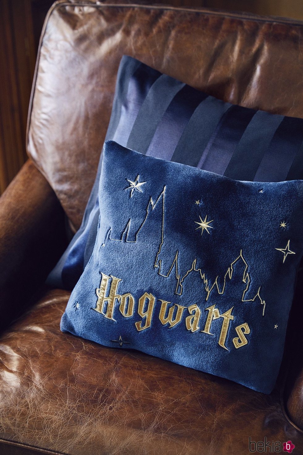 Cojín azul de Hogwarts de la colección Women'secret