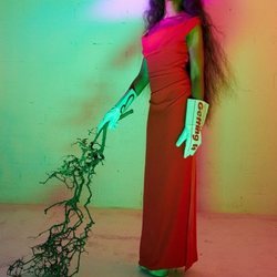 Vestido rojo de la colección primavera/verano 2020 de Vivienne Westwood