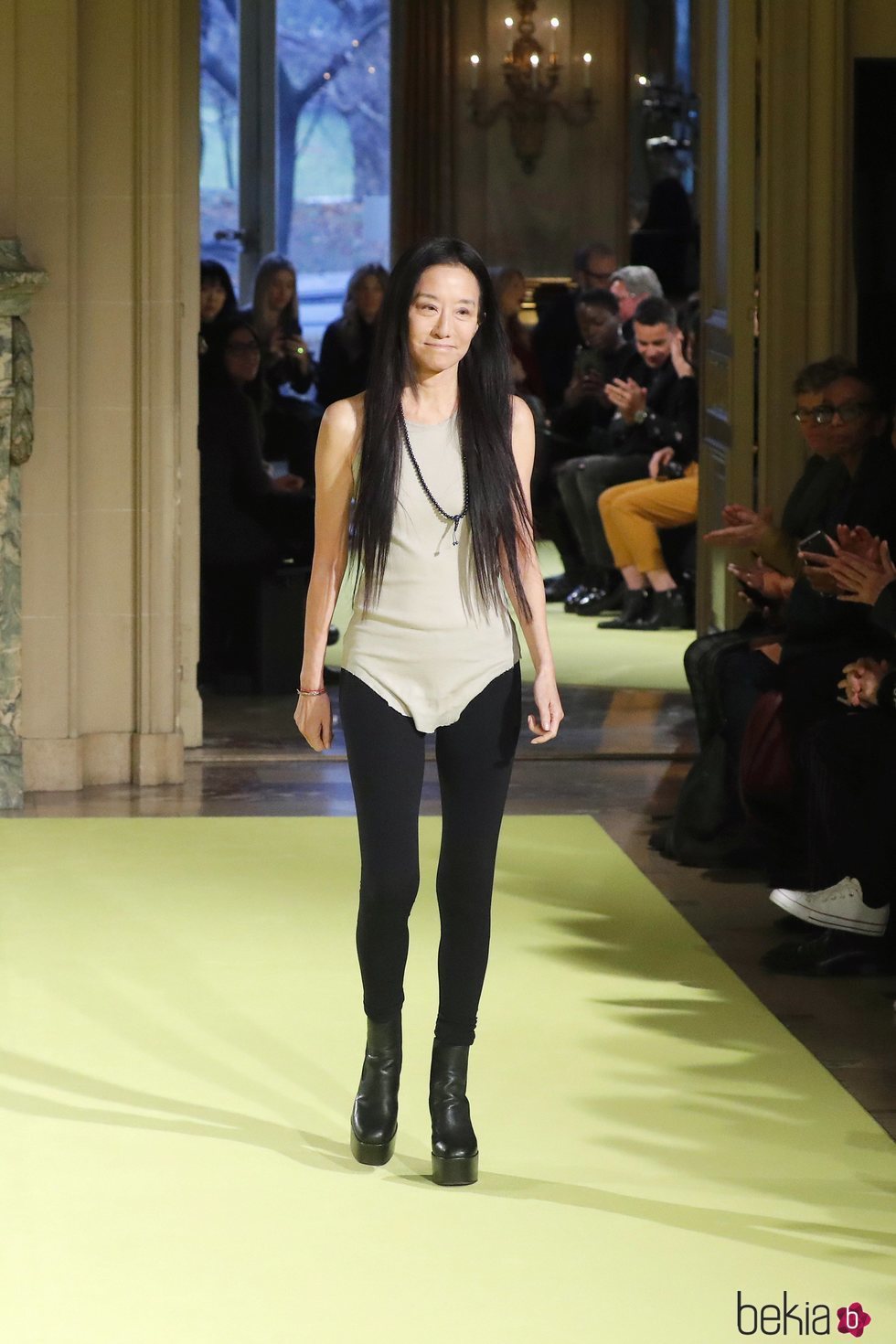 La diseñadora Vera Wang otoño/ invierno 2020 de su marca homónima