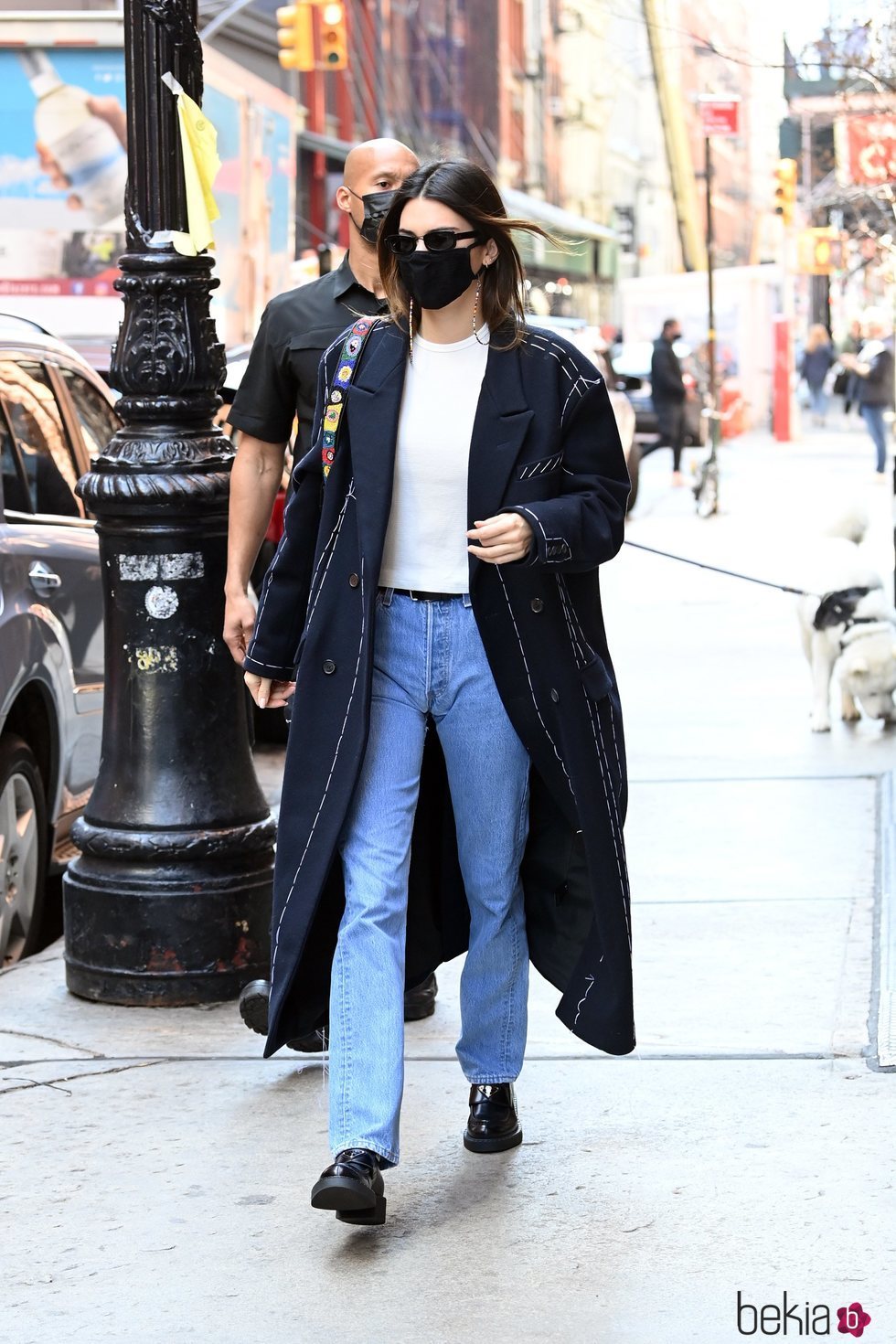 Kendall Jenner con un look effortless en Nueva York