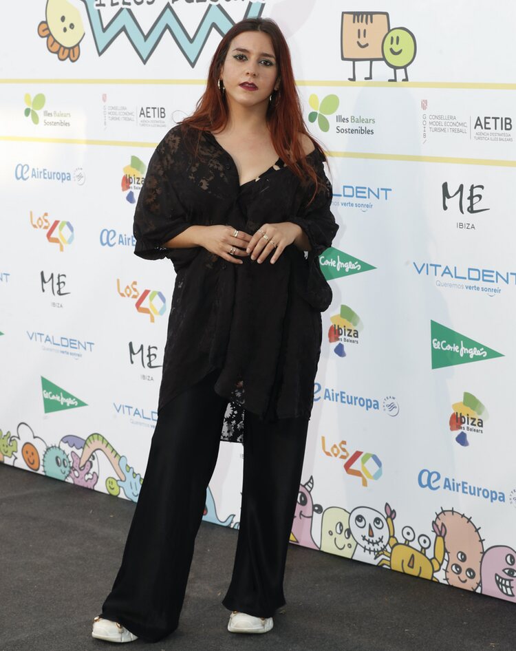 Marta Soto con un total black look en la cena de nominados de Los 40 Music Awards 2021