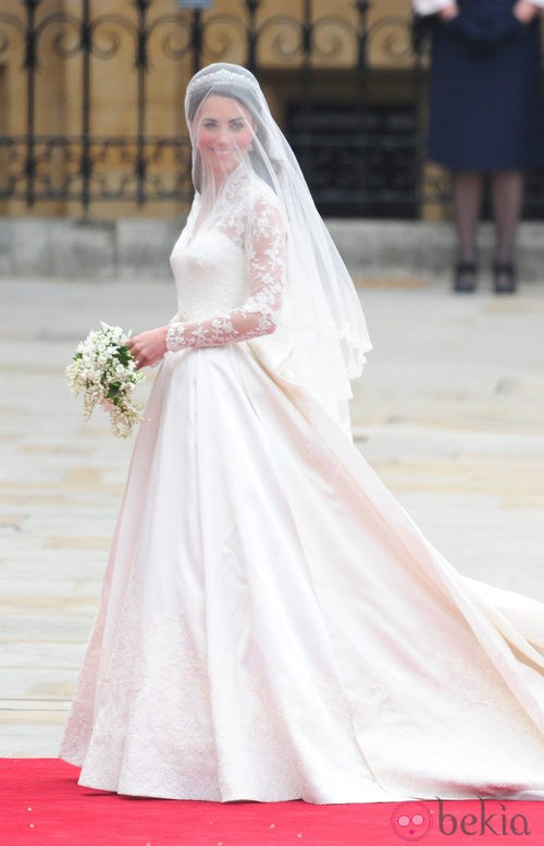 El vestido de novia de Kate Middleton firmado por Sarah Burton para Alexander McQueen