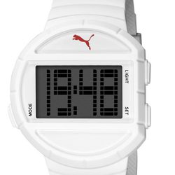 Reloj deportivo 'Half Time' de la firma Puma en color blanco