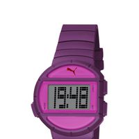 Reloj deportivo 'Half Time' de la firma Puma en color morado y fucsia