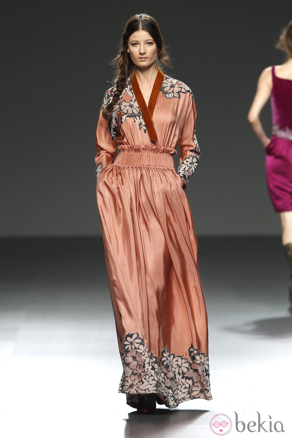 Vestido naranja de la colección otoño/invierno 2012/2013 de Victorio & Lucchino